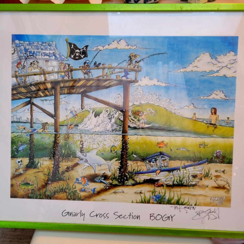 Bogey original print surfer